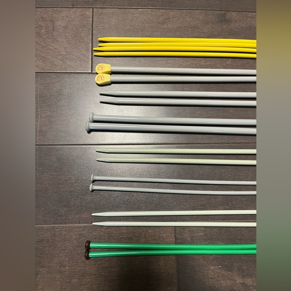 Vintage knitting needles 9 pairs - Picture 2 of 6